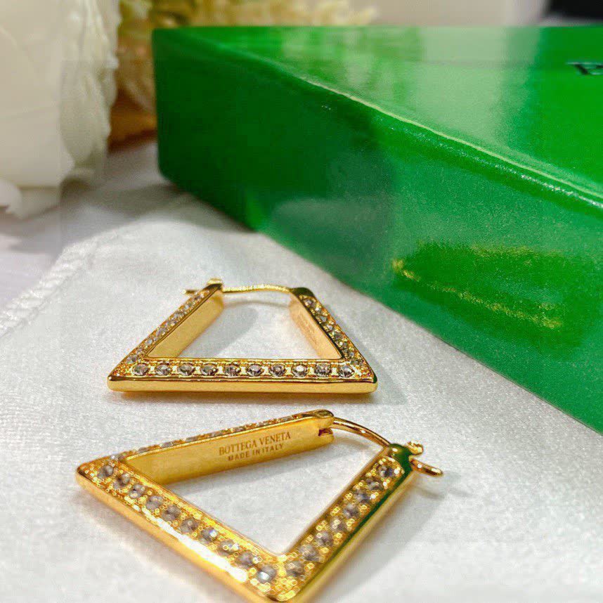 Bottega Veneta Geometric Shape Earrings